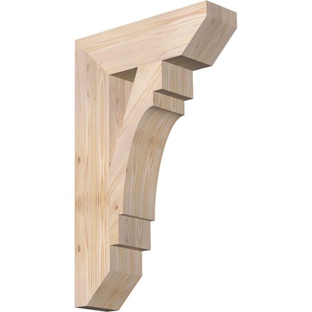 Ekena Millwork Merced Slat Smooth Bracket, Douglas Fir, 5 1/2"W x 20"D x 32"H BKT06X20X32MRC06SDF